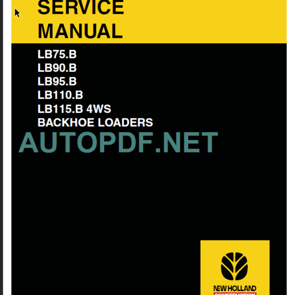 LB75B-LB90-LB110-LB115B 4WS SERVICE MANUAL