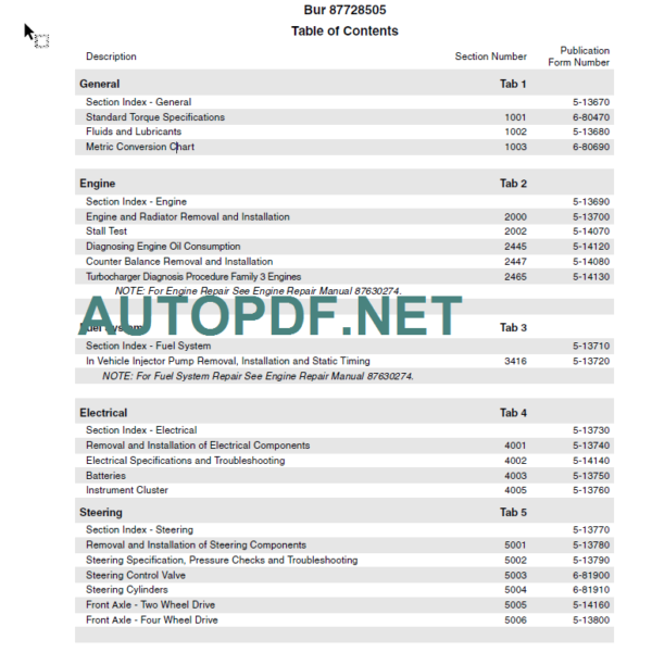 CNH U80B TIER3 REPAIR MANUAL