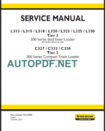 L313-L315-L318-L320-L323-C327-C332-C338 SERVICE MANUAL