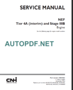 CNH NEF TIER4A SERVICE MANUAL