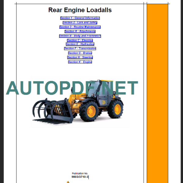 526-528 Rear Engine Loadalls Service Manual