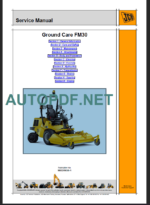 FM30 GROUND CARE SERVICE MANUAL