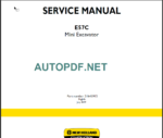 E57C SERVICE MANUAL 2022