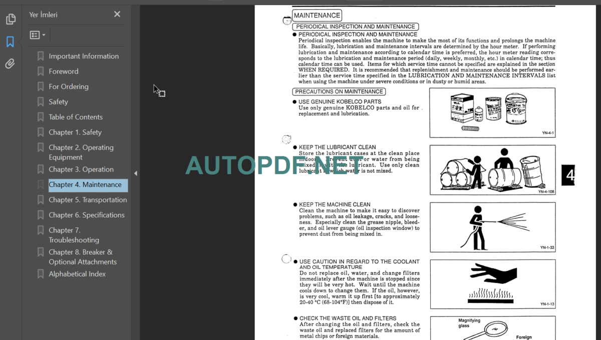 SK100V-SK120V-SK120LCV OPERATOR'S MANUAL