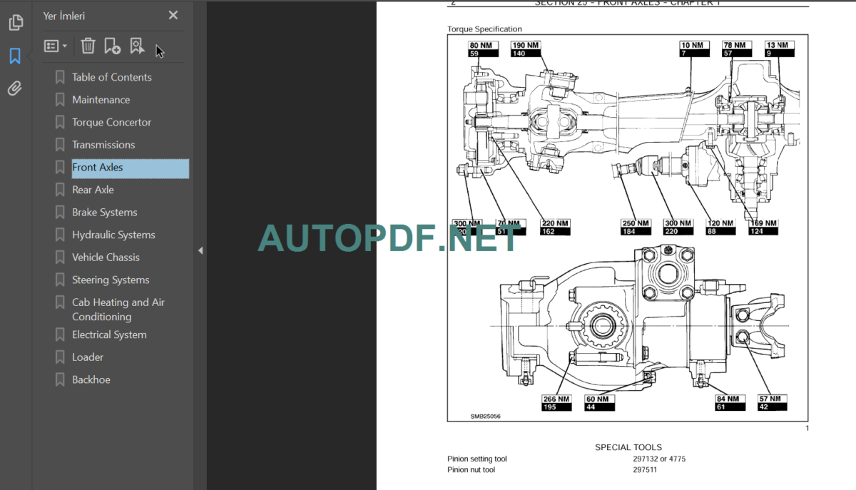 LB75B-LB90-LB110-LB115B 4WS SERVICE MANUAL