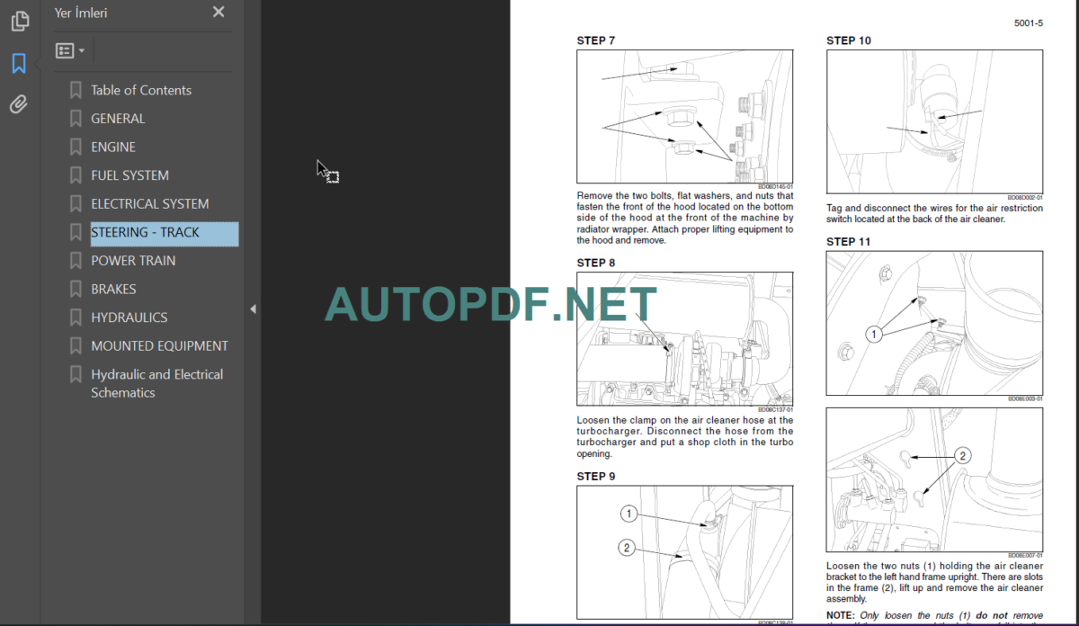 CNH U80B TIER3 REPAIR MANUAL