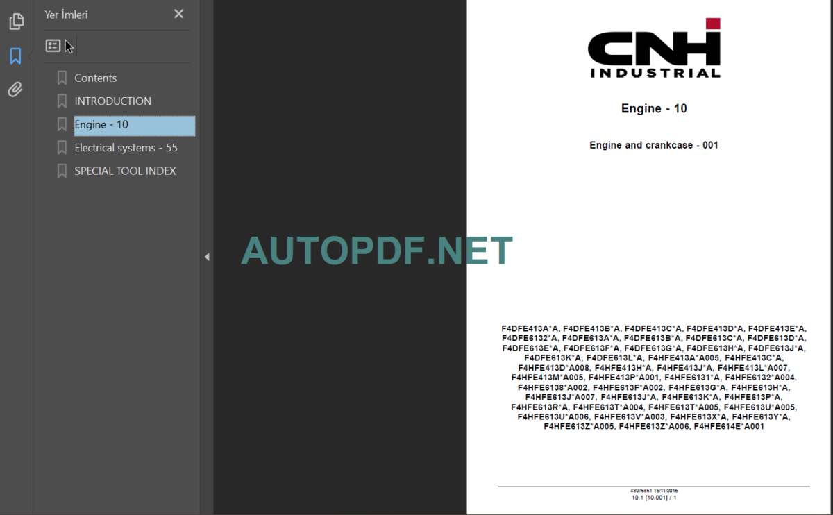 CNH NEF TIER4A SERVICE MANUAL