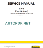 E30B TIER 4B SERVICE MANUAL