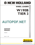 W190B TIER3 SERVICE MANUAL