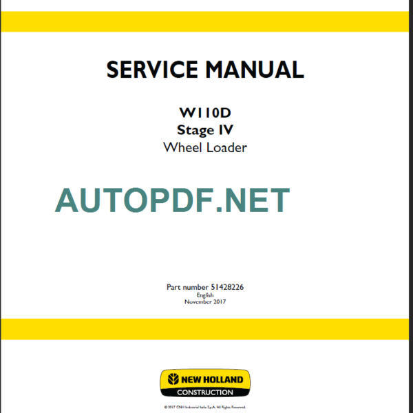 W110D STAGE 4 SERIVCE MANUAL