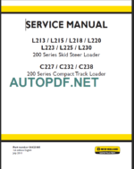 L213-L215-L218-L220-C227-C232-C238 SERVICE MANUAL