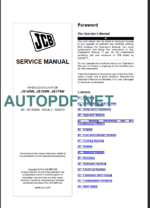 JS145W-JS160W-JS175W SERVICE MANUAL