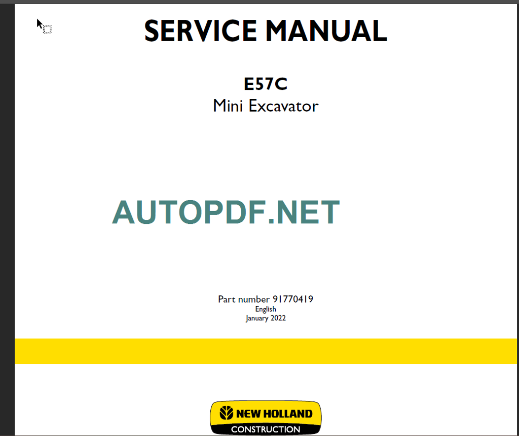 E57C SERVICE MANUAL