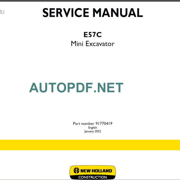 E57C SERVICE MANUAL