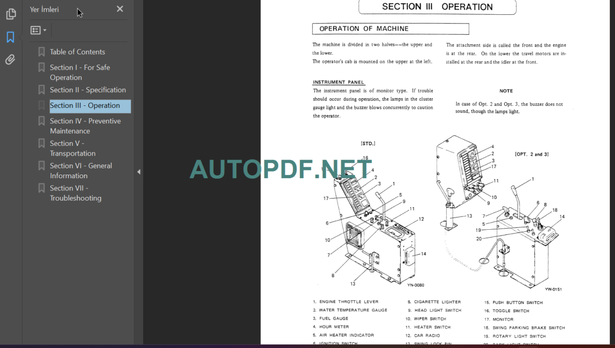 K907C-K907LC OPERATOR'S MANUAL