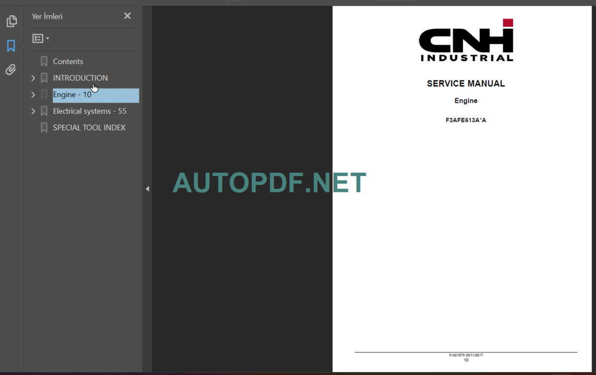 CNH CURSOR10 TIER4A SERVICE MANUAL