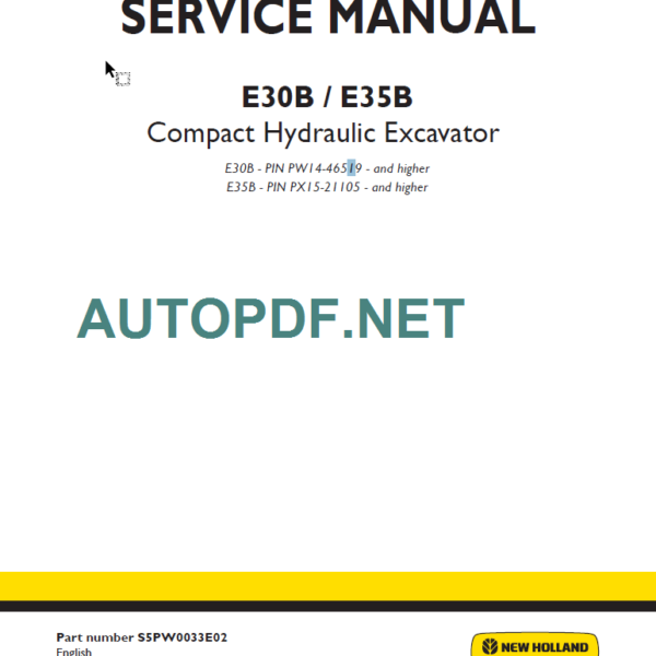 E30B-E35B SERVICE MANUAL