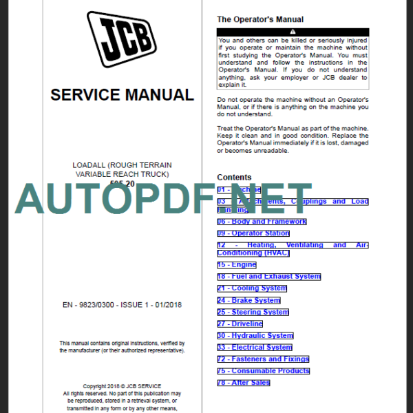 505-20 SERVICE MANUAL