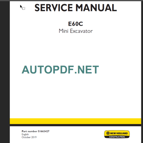 E60C SERVICE MANUAL 2019