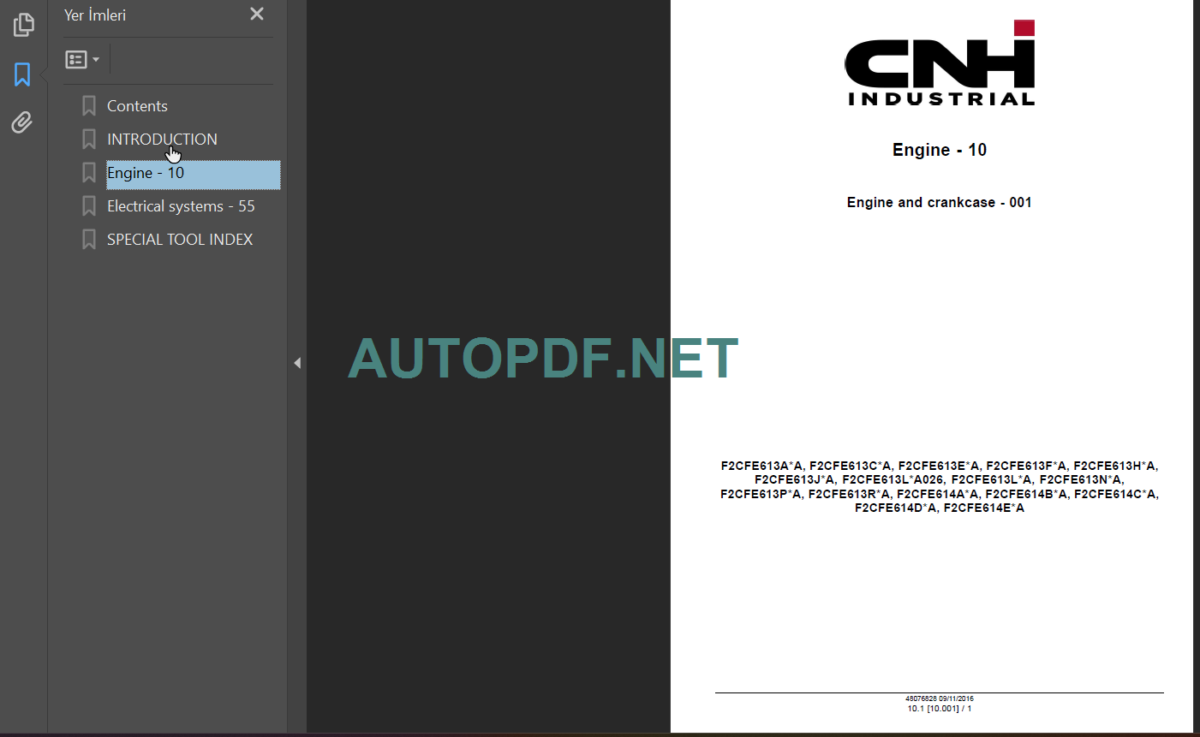 CNH CURSOR9 TIER4A SERVICE MANUAL