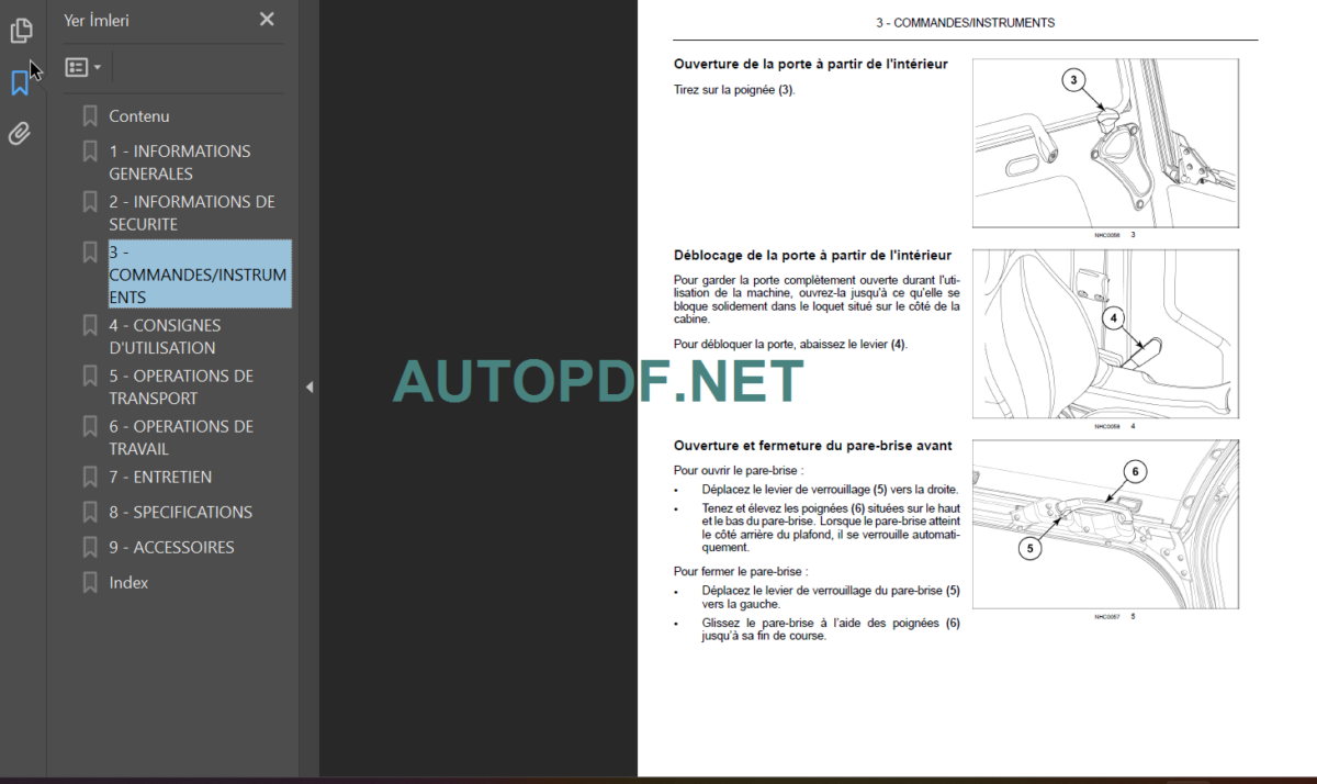 140SRLC-3 Nivel 4 MANUEL DE L’OPÉRATEUR