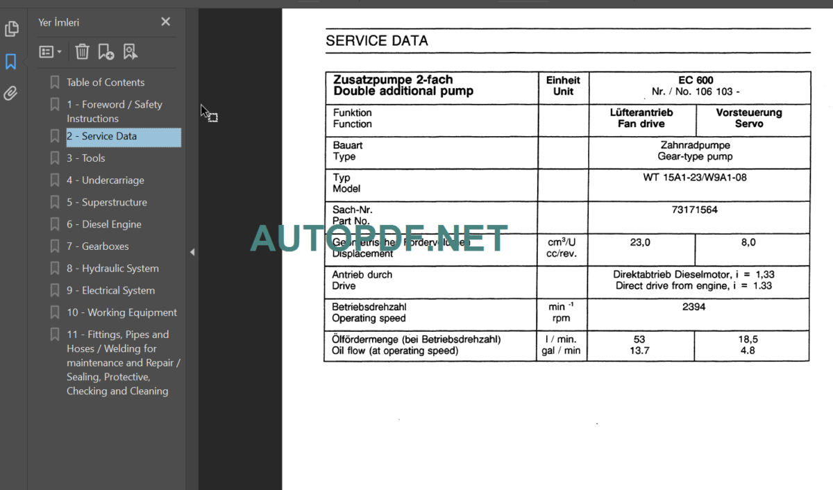 EC600 SERVICE MANUAL