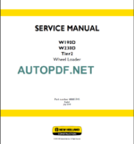 W190D-W230D TIER2 SERVICE MANUAL