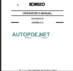 SK235SRLC-2 OPERATOR'S MANUAL