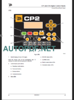 CP1-CP2 DIGITAL CONTROL PANELS