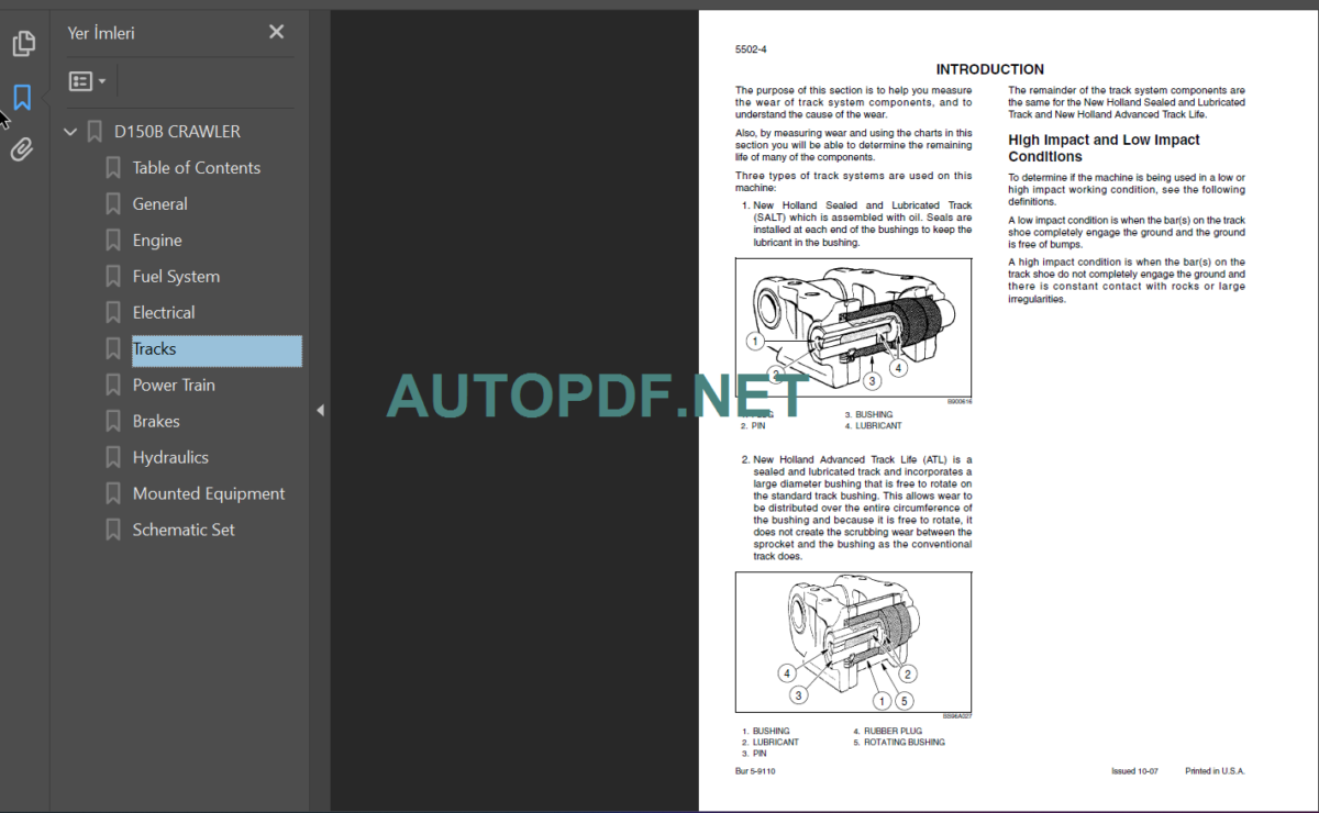 CNH D150B REPAIR MANUAL