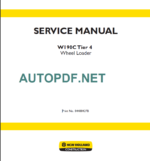 W190C TIER4 SERIVCE MANUAL