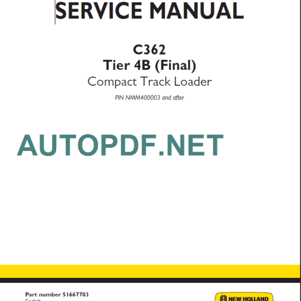 C362 TIER4B SERVICE MANUAL