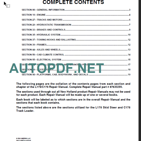 L175-C175 REPAIR MANUAL