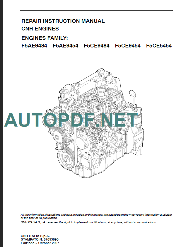 F5AE9484-F5AE9454-F5AC9484-F5CE9454 REPAIR MANUAL