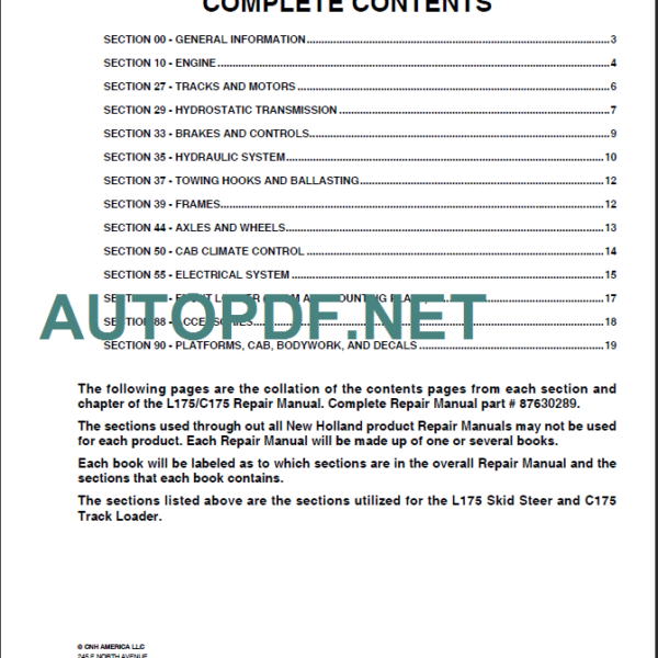 L175-C175 REPAIR MANUAL