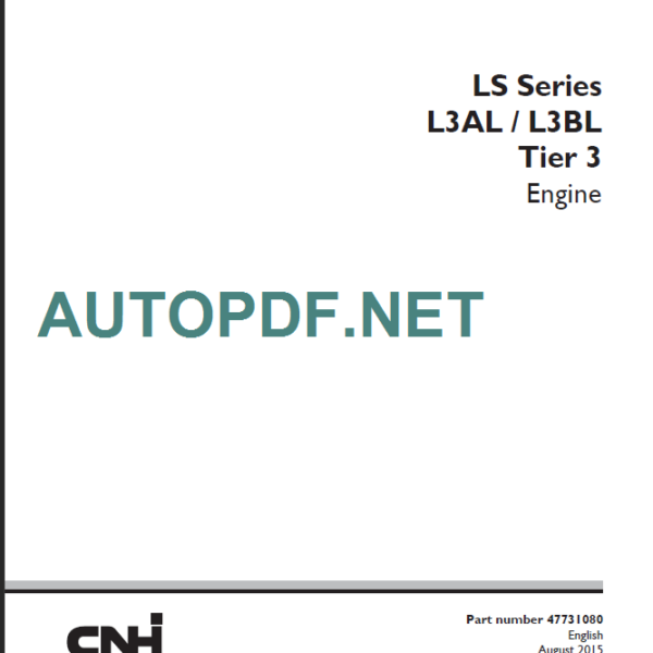 CNH L3AL-L3BL SERVICE MANUAL