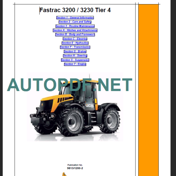 FASTRAC 3200-3230 SERVICE MANUAL