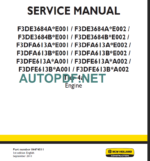 F3DE3684-F3DFA613 AE001-AE002 SERVICE MANUAL