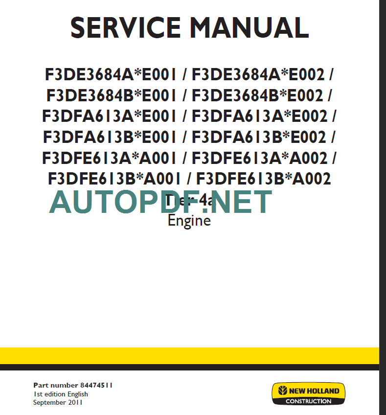 F3DE3684-F3DFA613 AE001-AE002 SERVICE MANUAL