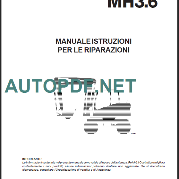 MH26-MH36 MANUALE RIPARAZIONI