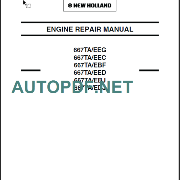 667TA-EEG-EEC-EBF-EED-EBJ-EDJ REPAIR MANUAL