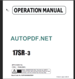 17SR-3 OPERATION MANUAL