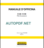 E17B-E18B MANUALE D’OFFICINA