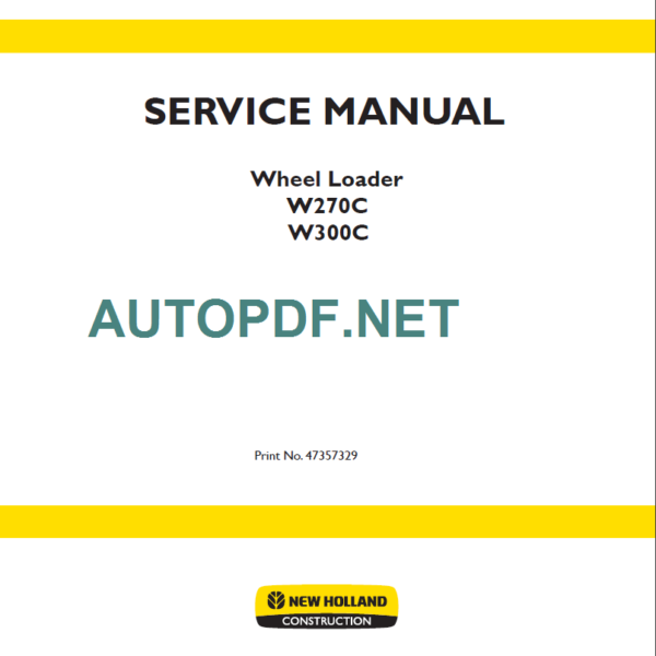 W270C-W300C SERVICE MANUAL