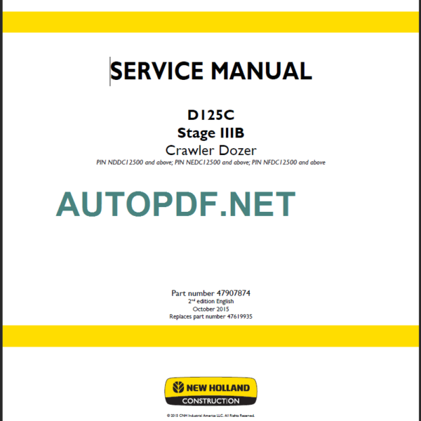 D125C SERVICE MANUAL