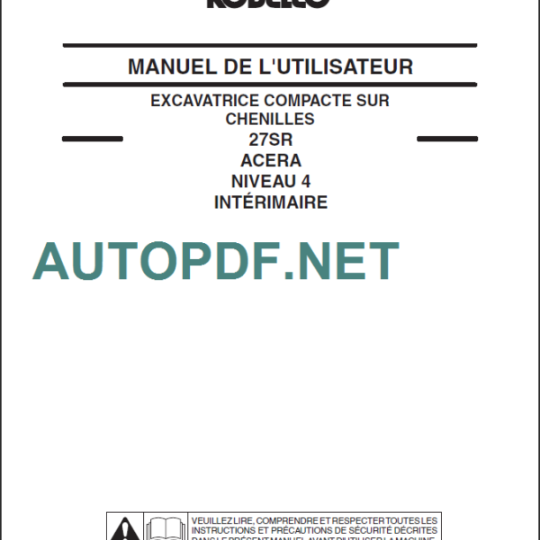 27SR ACERA NIVEAU 4 INTÉRIMAIRE MANUEL