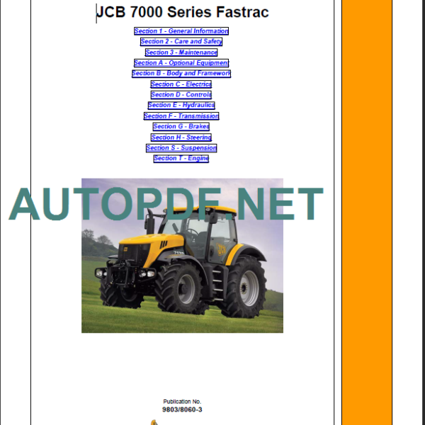 7000 SERIES FASTRAC SERVICE MANUAL