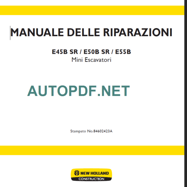 E45B SR-E50B SR-E55B MANUALE DELLE RIPARAZIONI