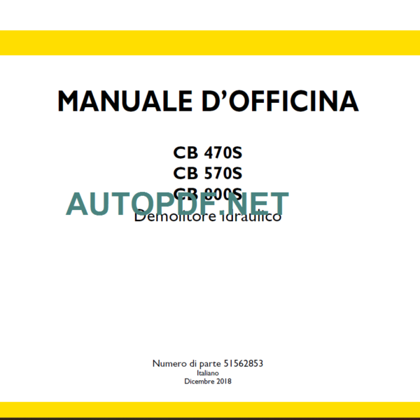 CB470S-CB570S-CB800S MANUALE D’OFFICINA