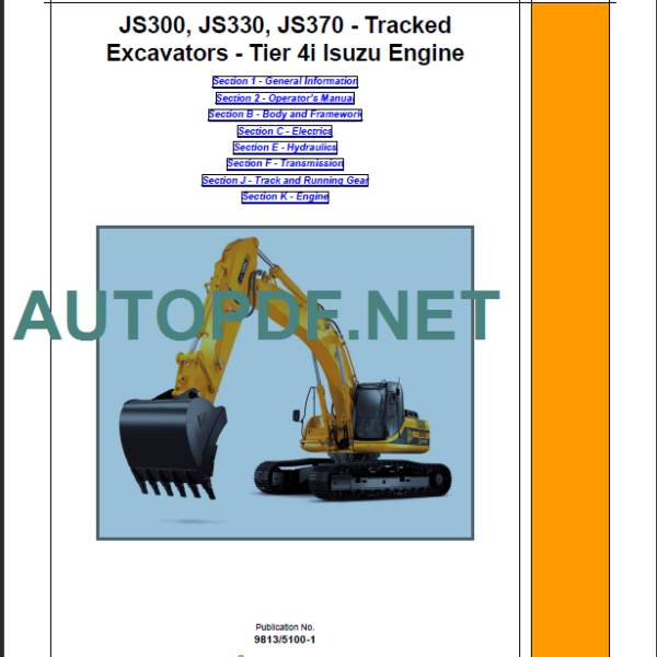 JS300-JS330-JS370 SERVICE MANUAL